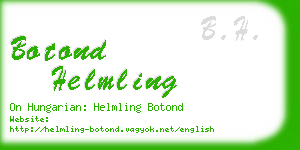 botond helmling business card
